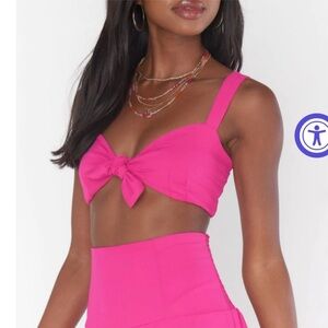 NWT show me your MuMu KADEN CROP TOP